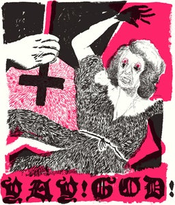 Image of Steak MTN! "Yay God!" Print