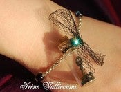 Image of Bracelet "la clé dans la bouteille" (version noire)