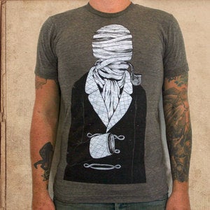Image of the Invisible Man - unisex - tri blend coffee 