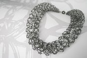 Image of Chain tube necklace, short length