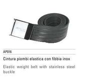 Image of Salvimar Cintura Elastica Nera Fibbia Inox