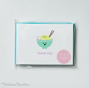 Image of Happy Noodles Thank You Cards