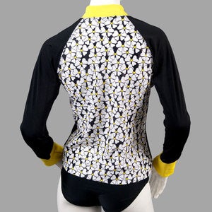 Image of Yellow & Black Butterfly Rashie - 2 Large left!