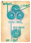 Image of What Goes Around... colourway 2