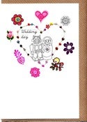 Image of Beaded Wedding Cards