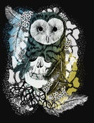 Image of "OWL" art print Broken Press