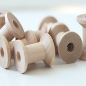Image of Wooden Spools 