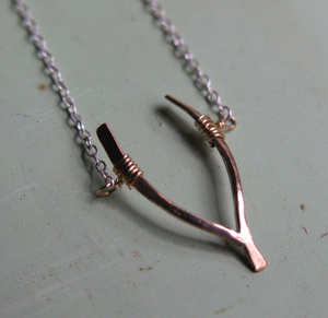 Image of Wishbone Necklace