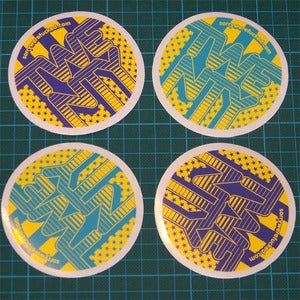 Image of TWE-NTY - Set of 4 vinyl stickers