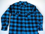 Image of Juice Blue quilted  Flano 