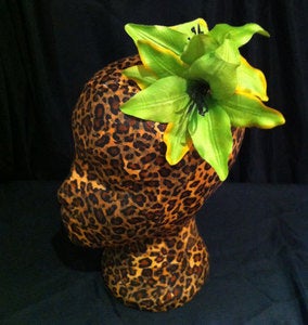 Image of Double Lime Lily Hair Flowers