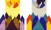 Image of Morning Mountain or Night Mountain: Your Choice of 8X10 Art Print