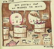 Image of Colin and Claire Dim Sum journal drawing