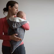 Image of Organic baby gift- Cocoa Swirls noonie