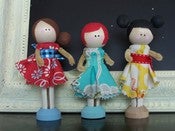Image of The Girls DIY Clothespin Doll Kit