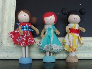 Image of The Girls DIY Clothespin Doll Kit