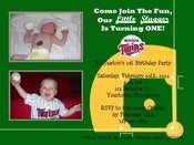 Image of Little Slugger Invitation