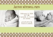 Image of Mod Dots Birth Announcement