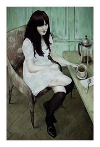 Image of A Pale Girl in Pale Camo (lmtd. ed. print)