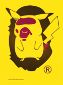 Image of Bape x Pokemon x A Tiny City. Print 1. Ltd ed, 100.