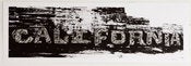 Image of California Print " Silver"