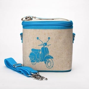 Image of So Young Mother Cooler Bag - Turquoise Scooter