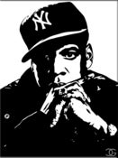 Image of JAY Z 30" x 40" x  1 1/2" Giclee