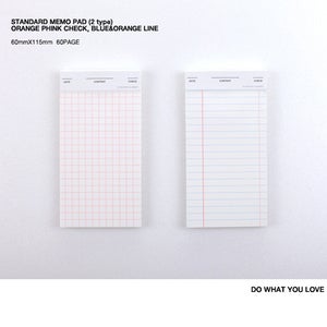 Image of Standard Number Mini Memo Pad