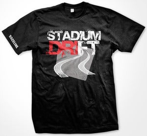 Image of Stadium Drift - Slide - Black Tee 