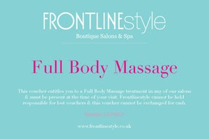 Image of Full Body Massage Gift Voucher
