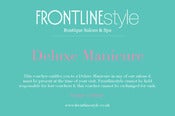 Image of Deluxe Manicure Gift Voucher