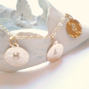  Sisters Jewelry on Beau   Stella     Personalized Three Sisters Initial Necklace