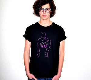 Image of SMUT eat me outline fuschia boys