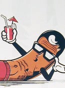 Image of Extrawurst (silkscreen print)