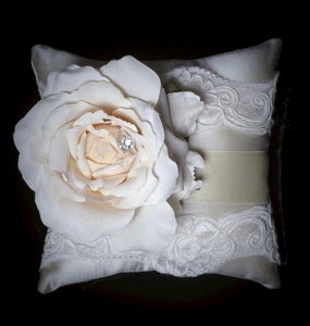 Image of French Bouquet Ring Bearer Pillow