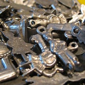 Image of Dark Silver Milagros - Standard Size
