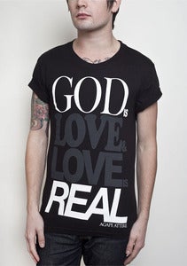 Image of "God is Love" Black shirt