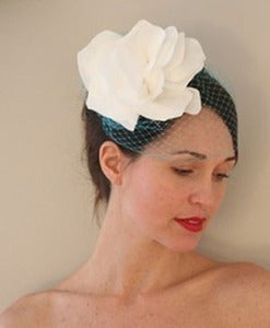 Image of Stella - Bridal Silk Couture Flower Headpiece