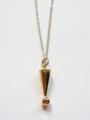 Image of Lilith Pawn Chess Pendant - 18K