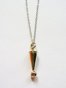 Image of Lilith Pawn Chess Pendant - 18K