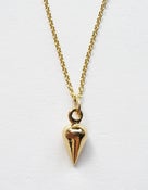 Image of Petite Pawn Chess Pendant - 18K