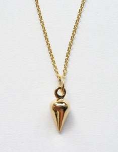Image of Petite Pawn Chess Pendant - 18K
