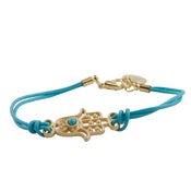 Image of Hamsa Bracelet-Turquoise