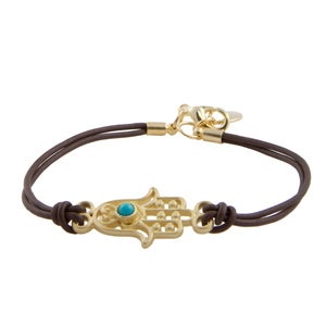 Image of Hamsa Bracelet-Brown