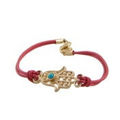 Image of Hamsa Bracelet-Red