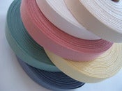 Image of Twill Tape - Coloured (per metre) Now avail. in Navy & Red also
