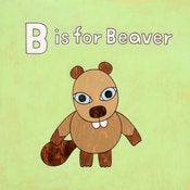 Image of Beaver Art Print