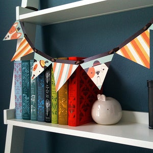 Image of "Happy Hounds" Paper Pennant Garland