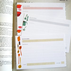 Image of "Clink and Clatter" Recipe Cards