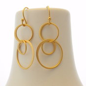 Image of Syzygy-Earrings in Gold Vermeil